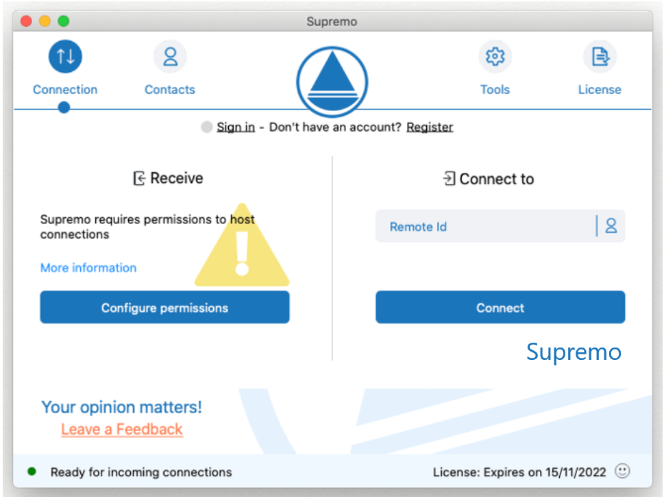 Ativação do acesso total ao disco no macOS Mojave (10.14) e superiores